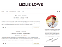 Tablet Screenshot of lezlielowe.com